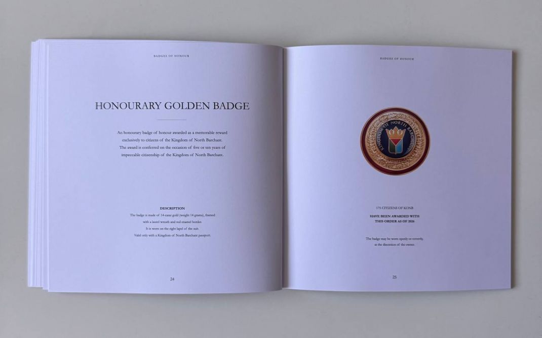 The Honorary Golden Badge
